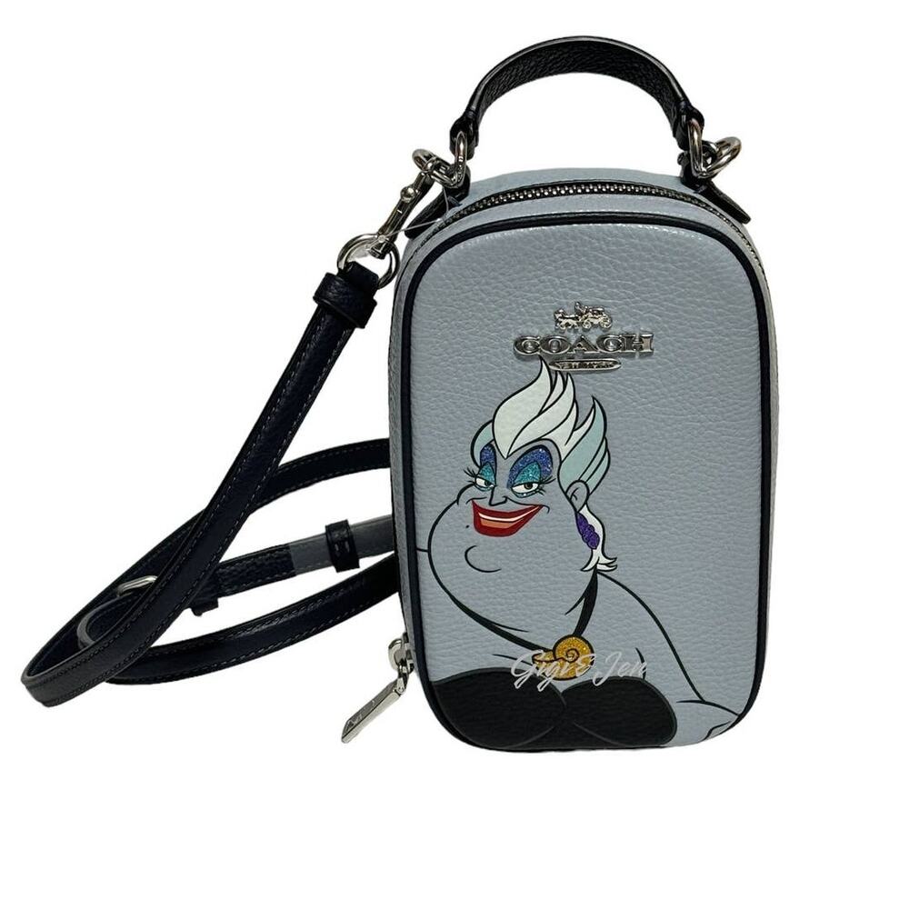 Coach Disney X Coach Eva Phone Crossbody With Ursula Motif